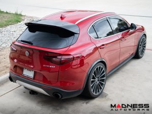 Alfa Romeo Stelvio Roof Spoiler - Carbon Fiber - Estremo Design Alfa Romeo Stelvio Roof Spoiler - Carbon Fiber - Estremo Design